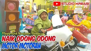 Serunya Bermain Naik Odong-odong Motor-motoran & Odong-odong Karakter Hewan Lucu