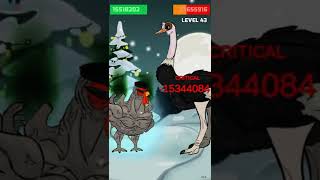 Taguro vs ostrich level 43 || manok na pula