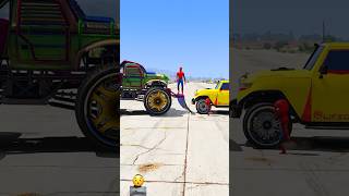 GTA V : SPIDER-MAN VS KID SPIDER-MAN MATCH, WHỌ IS RICHER ? S02 🤑€ #shorts #gta5