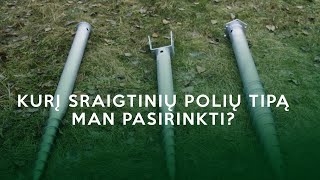 Kaip pasirinkti tinkamą sraigtinių polių tipą? | BEBETONO.LT