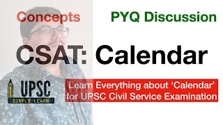 UPSC CSAT - Calendars - UPSC Prelims 2023 #csat #csatpyq #upsccsat #uppsc2023