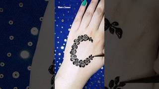 #shorts chand mehndi design | Moon henna design #mehndi #mehndidesigns