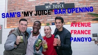 Sam Okyere opens 'My Juice' Bar at Pangyo