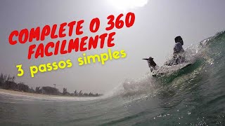 Complete o 360 no bodyboarding em 3 passos simples