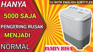 Cara memperbaiki pengering mesin cuci tidak berputar