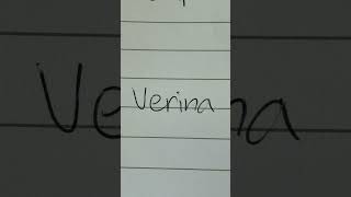 How I imagine your handwriting based off of your name!￼