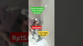 Harga borongan Acian tembok