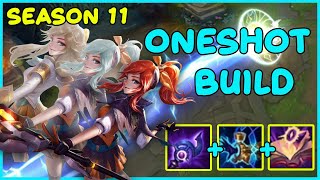 SEASON 11 LUX ONESHOTS ANYBODY with new items! Full ap Lux support gameplay! league of legends