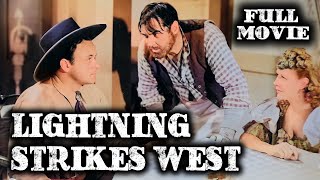 LIGHTNING STRIKES WEST | Ken Maynard | Full Western Movie | English | Wild West | Free Movie