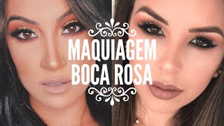 Maquiagem inspiração Boca Rosa