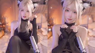 ASMR Good Sounds For Sweet Night ( Blowing , Whisper & Licking )