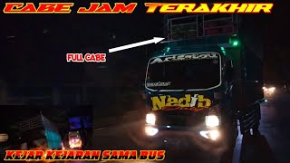 TRUCK CABE JAM TERAKHIR KEJAR KEJARAN SAMA BUS