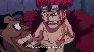 Eustass Kid explain how his arm were rip! One Piece - Episode 923