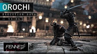 Execution Data - Orochi | For Honor