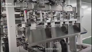 Full automatic medical IV infusion tube extension tube assembling connecting welding making machine