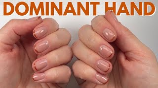 How I Manicure My Dominant Hand