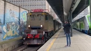 TRENO STORICO DELLE FNM DA MILANO CADORNA A NOVARA IN PARTENZA DA MILANO CADORNA!!  🗓08/12/2022.