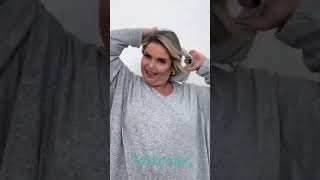 Blusa Plus Size em Lã com Gola Solta – Elegância e Conforto para o Inverno