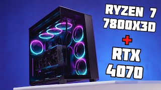 RYZEN 7 7800X3D + RTX 4070 MEJOR BUILD 4K GAMING