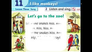 Level 1 - Unit 11 - Part C (Song) - Let's go to the zoo!