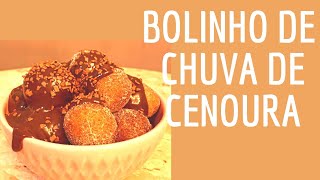 BOLINHO DE CHUVA CENOURA COM CALDA DE CHOCOLATE RECEITA FACIL E RAPIDA