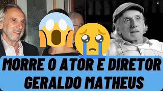 MORRE O ATOR E DIRETOR   GERALDO MATHEUS TORLONI - Noticias Hoje