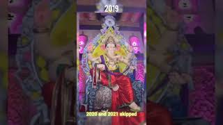 Malhar group Surat ganpati 2017 to 2024 #shorts #viralshort #trendingshorts #ganpati #ytshorts