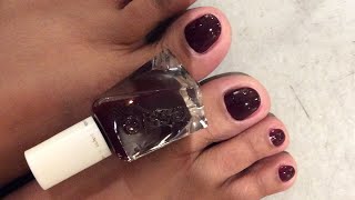 easy putting nail polish foot nail