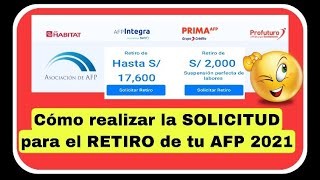 Cómo enviar la Solicitud para el RETIRO de tu AFP con una cuenta del BBVA 2021