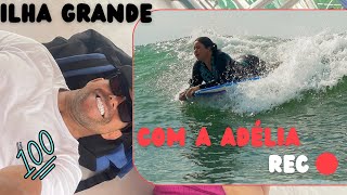 Ilha grande um paraíso para o Bodyboard | ALUNA ADÉLIA COMPLETA 1 ANO DE SURF