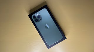 iPhone 13 Pro Max Alpine Green unboxing