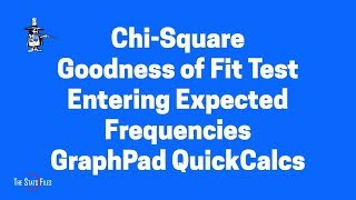 How to enter Expected Frequencies In QuickCalcs online Goodness of Fit Chi-square calculator