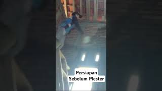 Sebelum plester dinding