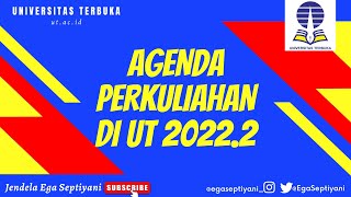 TANGGAL PENTING PELAKSANAAN TTM, TUTON, TMK SAMPAI WISUDA UNIVERSITAS TERBUKA 2022.2