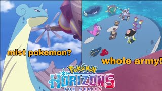 the mist pokemon...lapras?| pokemon horizons ep 31 review