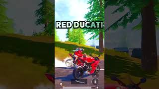 دراجة دوكاتي الحمراء ببجي موبايل ducati pubg mobile#shorts