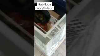 Habillage congélateur #habillage #decoration #frigo