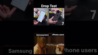 iPhone 15 pro max VS S24 Ultra drop test #apple #samsung #droptest