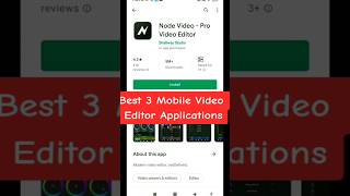 Best 3 Application Video Editor #shortfeed #tips #fyp