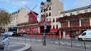 Paris franc 🇫🇷🇲🇦🌨️❄️ جولة في الشوارع باريس