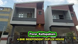 Porur Near Kattupakkam 4 BHK Independent Duplex Villa for sale | Interior with Modular Kitchen