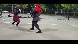 Sword and Buckler Training: Jason Vs Damian pt 4