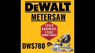 DEWALT DWS780 12 in. Double Bevel Sliding Compound Miter Saw