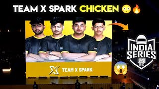 Team X Spark Chicken 🔥😭 | in bgis finals 😳 | First chicken dinner | 4v3 fight in Last zone 😱🔥