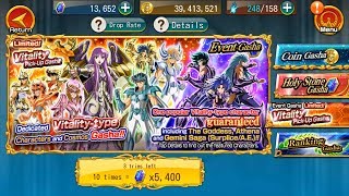 Saint Seiya: Cosmo Fantasy - Vitality Pick-Up Gasha Rolls [ANDROID/iOS]