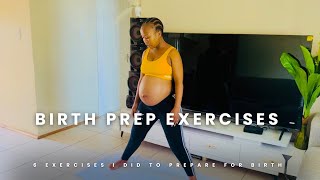 6 Exercises I did to prepare for natural birth