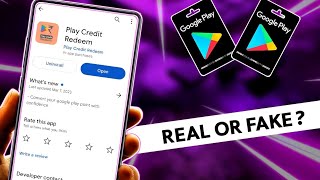 🤑 Play Credit Redeem App Real or Fake !