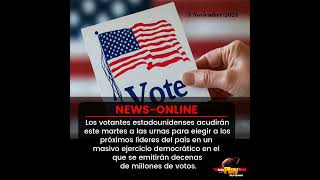 #NewsOnline📰 - #EstadosUnidos ▶️ Votantes estadounidenses acuden a las urnas para elegir presidente