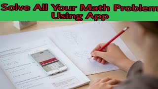 HOW TO SOLVE ALL MATH PROBLEM USING YOUR PHONE (HINDI) 2017