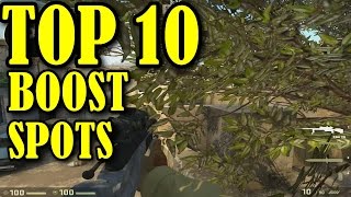 TOP 10 BOOST SPOTS ON DUST 2